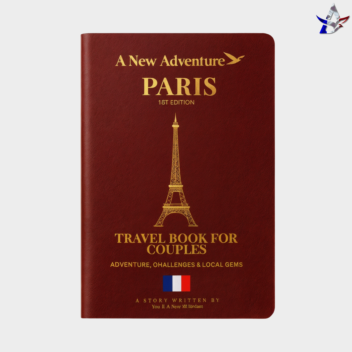 Rejsescrapbog i pas-design for par │ Paris