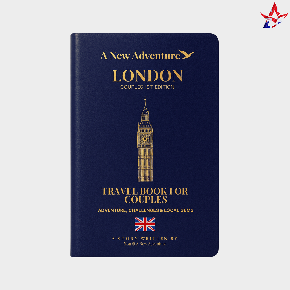 Rejsescrapbog i pas-design for par │ London